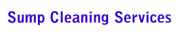 Sump Cleaning Services